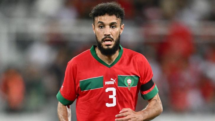 Manchester United and Morocco full-back Noussair Mazraoui